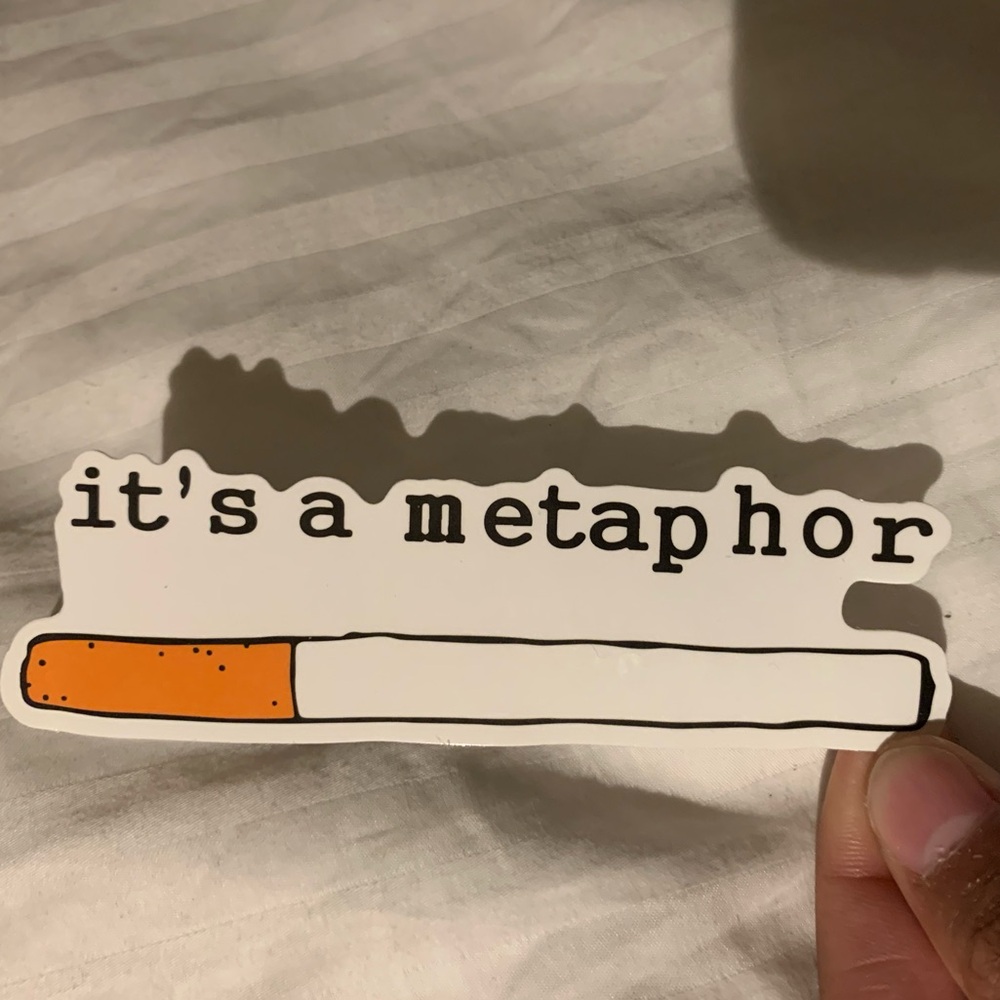 FREE w/$30+ purchase - The Fault In Our Stars quote sticker